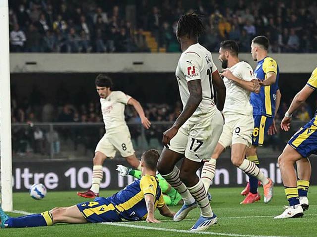 Kết quả bóng đá Hellas Verona - AC Milan: Cú đúp sinh nhật, áp sát ngôi vương (Vòng 36 Serie A)