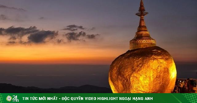 Strangely, the giant gilded stone in Myanmar lies on the cliff for centuries without falling-Travel