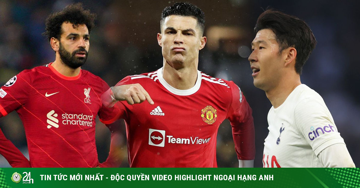 Shocking scenario Ronaldo – Salah and Son Heung Min are “England Premier League’s top scorer”