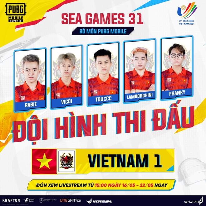 SEA Games 31: Chiều nay (16/5), các "tay súng" PUBG Mobile Việt Nam xuất chiến - 5