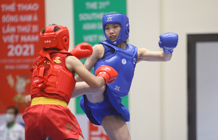 Trong 8 trận đấu chung kết đối kháng bộ môn Wushu nội dung tán thủ SEA Games 31 diễn ra chiều ngày 15/5 tại &nbsp;nhà thi đấu Cầu Giấy (Hà Nội), có đến 7 trận đấu có sự góp mặt của các võ sĩ Việt Nam.