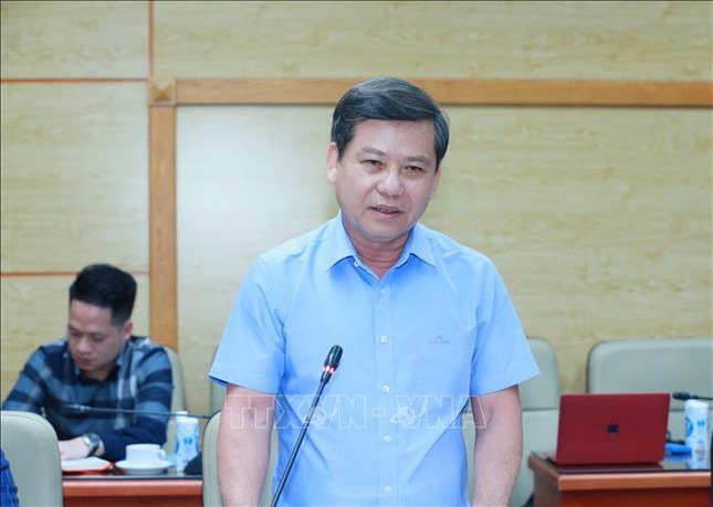 Viện trưởng VKSND Tối cao Lê Minh Trí, Trưởng đoàn kiểm tra phát biểu tại buổi làm việc