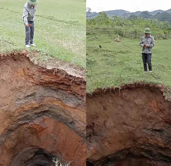 After a loud noise, panicky people discovered a deep sinkhole - 2