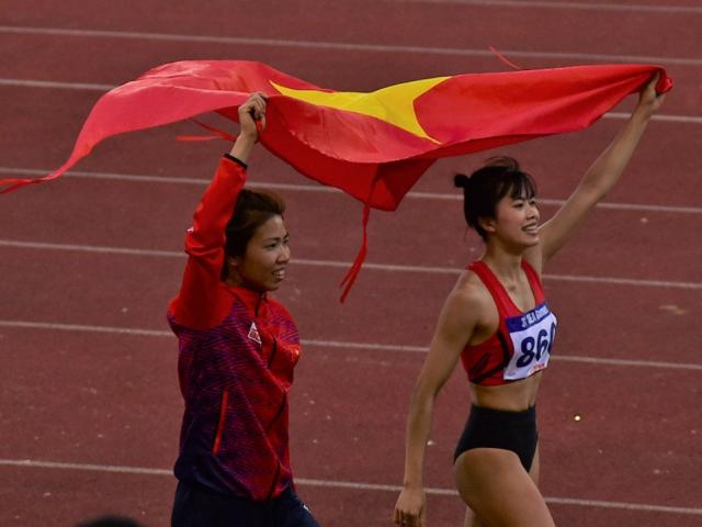 Bất ngờ người đẹp Ngọc Hà nhảy xa hơn cả Thảo ”bò vàng”, lên ngôi số 1 SEA Games