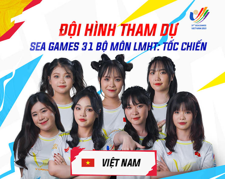 Ảnh đầy đủ 5 đội hình toàn hotgirl của Tốc Chiến nữ tại SEA Games 31 - 1