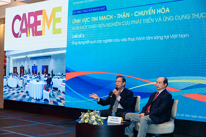 Hội thảo "Lĩnh vực Tim mạch - Thận - Chuyển hóa - Hơn một thập niên nghiên cứu phát triển và ứng dụng thực tiễn tại Việt Nam”. - 5