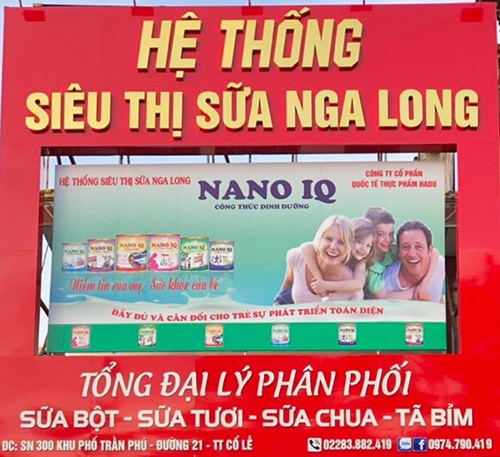 Nga Long - Tự hào là hệ thống phân phối các dòng sản phẩm sữa uy tín trong và ngoài nước
