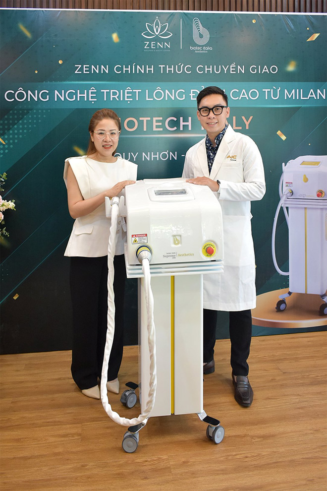 Bác sĩ lâm sàng luôn giám sát trong suốt quá trình chuyển giao công nghệ Biotech Italy cho Zenn Clinic. Ảnh: Zenn Clinic.