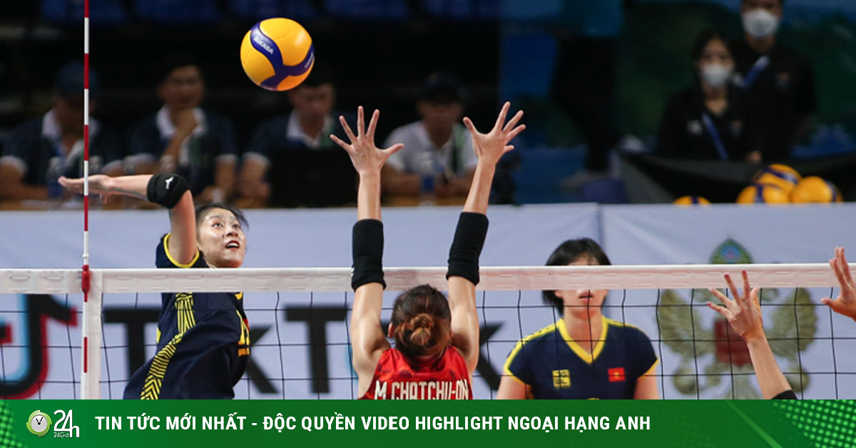 Vietnam women’s volleyball team vs Thailand: Choking set 4 (SEA Games 31)