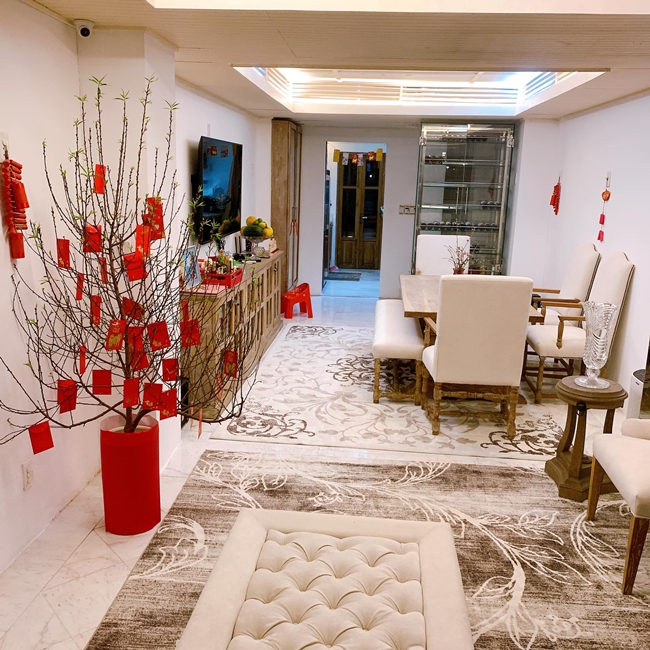 Vào mỗi dịp lễ Tết, Phan Như Thảo đều trang trí nhà cửa với hoa đào, mai, pháo đỏ để căn nhà thêm ấm cúng hơn.
