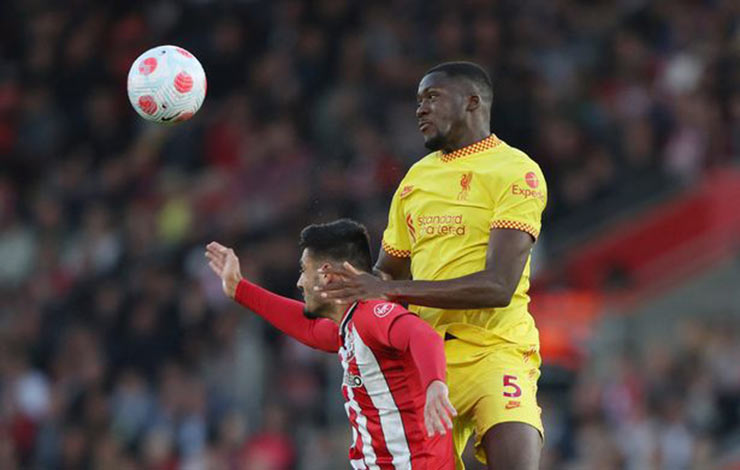 Konate chưa thua trận nào khi ra sân cho Liverpool