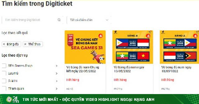 U23 Vietnam has not yet kicked the semi-finals, the final ticket has been “sold out”, the “online ticket market” is bustling
