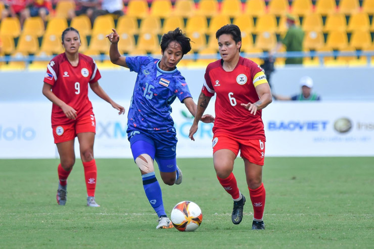 Thailand - Philippines women's football video: Exciting start, unexpected goal (SEA Games 31) (H1) - 1
