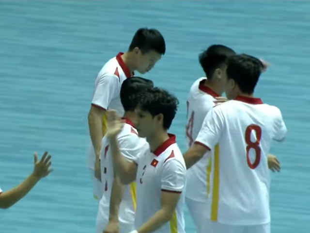Bóng đá - Video futsal Việt Nam - Myanmar: Mưa bàn thắng hiệp 2, quyết chiến Thái Lan tranh HCV (SEA Games 31)