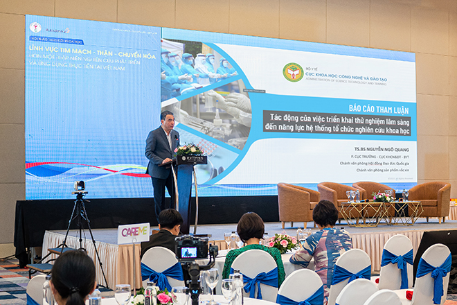 Hội thảo "Lĩnh vực Tim mạch - Thận - Chuyển hóa - Hơn một thập niên nghiên cứu phát triển và ứng dụng thực tiễn tại Việt Nam”. - 2