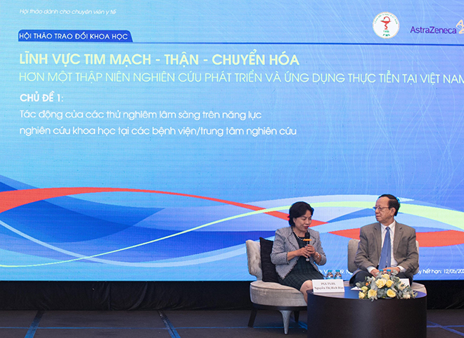 Hội thảo "Lĩnh vực Tim mạch - Thận - Chuyển hóa - Hơn một thập niên nghiên cứu phát triển và ứng dụng thực tiễn tại Việt Nam”. - 1