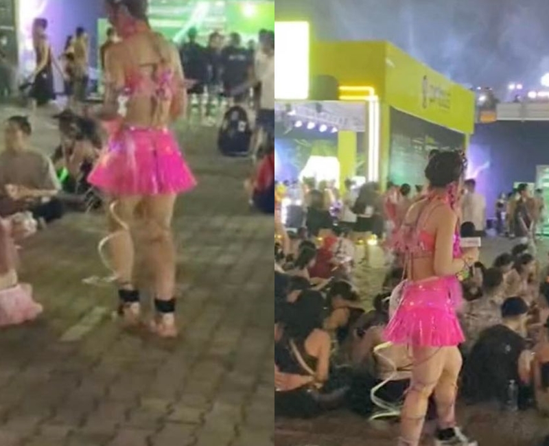 Disillusioned by Le Bong's real body at Vietnam's hottest music festival, short skirts " denounce all"?  - 6