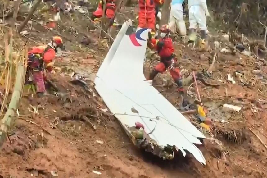 Vụ rơi máy bay hôm 21.3 là một trong những tai nạn hàng không nghiêm trọng nhất lịch sử Trung Quốc (ảnh: Hoàn cầu)