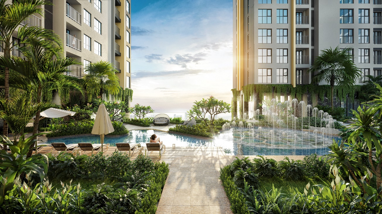 Không gian sống xanh phong cách Singapore tại Happy One Central