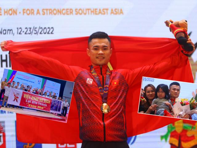 Thể thao - Được cả đại gia đình cổ vũ, Gia Thành phá 2 kỷ lục SEA Games giật "Vàng 10"