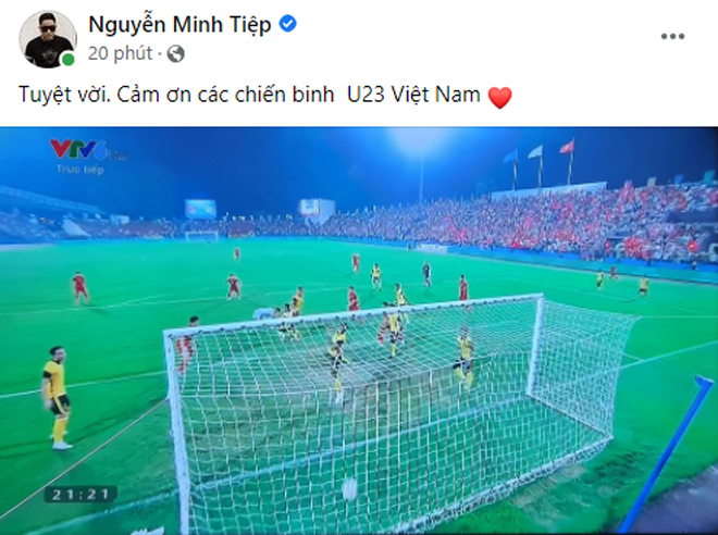 Tiến Linh đánh đầu cháy lưới U23 Malaysia, sao Việt "dậy sóng" nhắn ngay điều này - 7