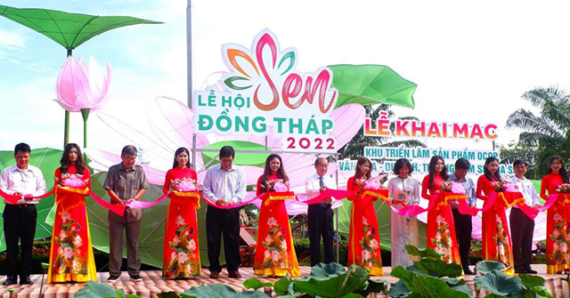 The excitement of the first morning of the 1st Dong Thap Lotus Festival in 2022