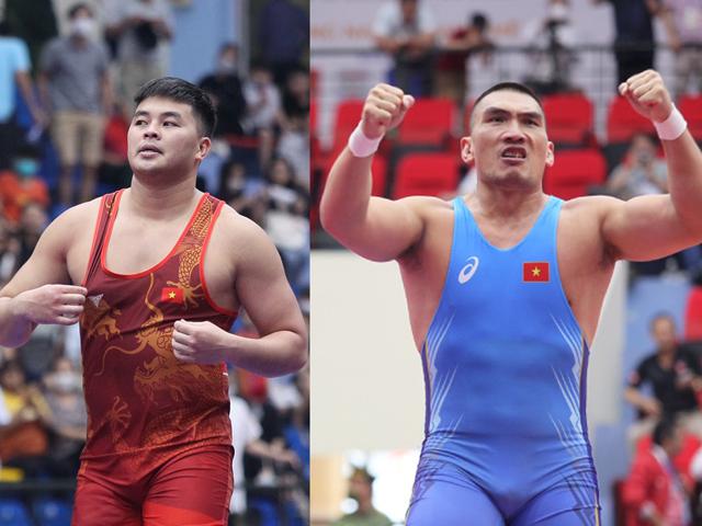 Thể thao - Sững sờ 2 "Khổng lồ" 125kg - 130kg, vật Việt Nam 17 HCV thống trị SEA Games