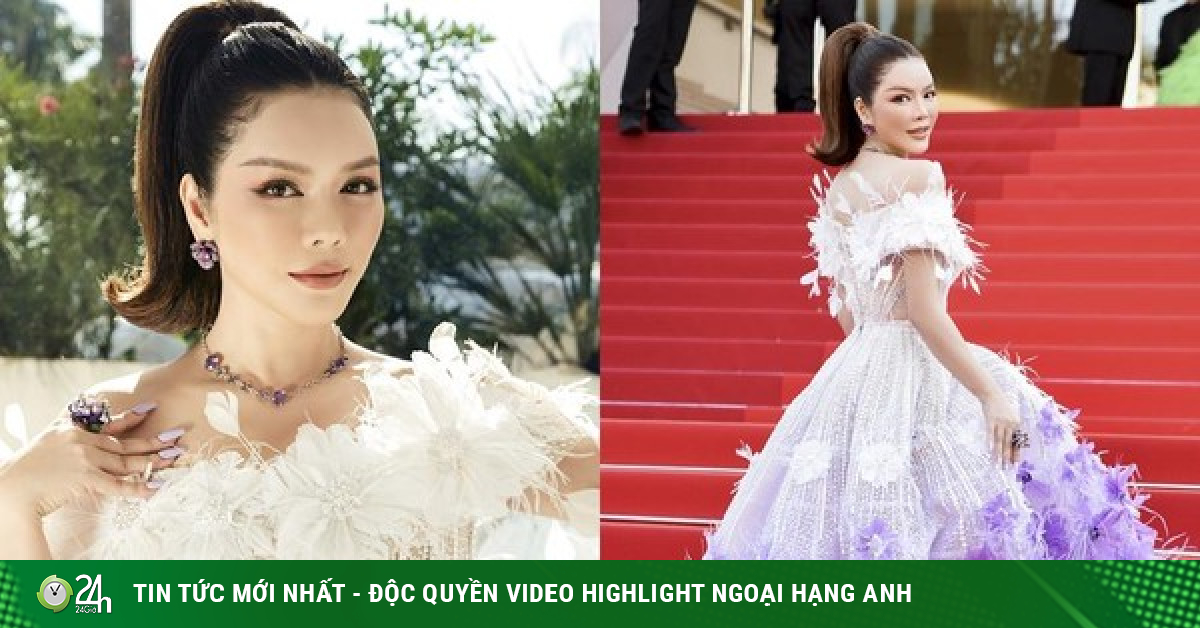 Ly Nha Ky stands out on the red carpet of Cannes, wearing a jewelry set of great value-Fashion