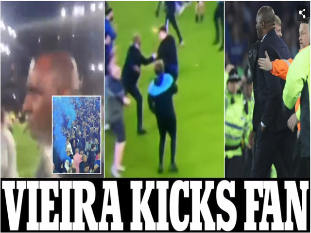 Bóng đá - Ngỡ ngàng HLV Patrick Vieira tung đòn với CĐV Everton ngay trên sân