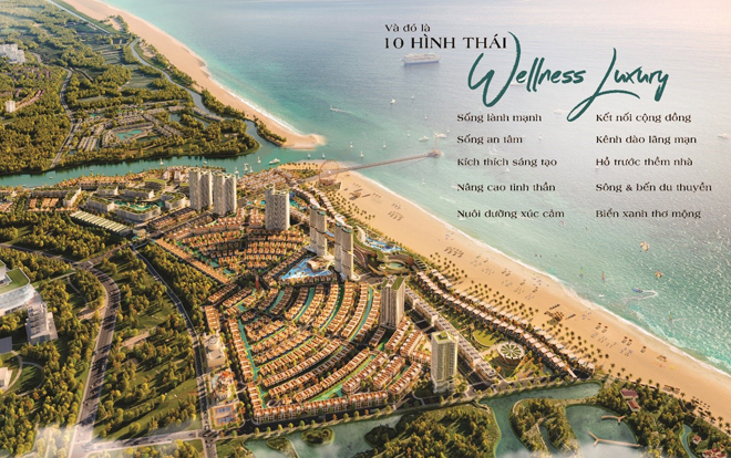 Dự án đô thị biển Venezia Beach với địa thế thuỷ bao: biển – sông – hồ - kênh đào