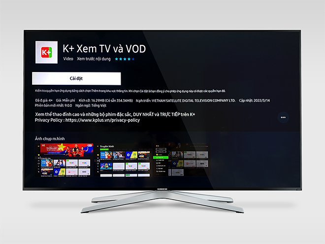 Experience App K + on Smart TV: simple operation, smart features, 