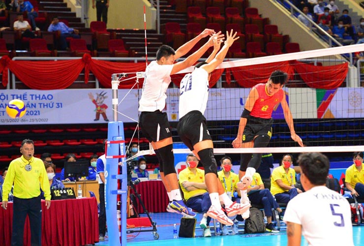 Vietnam - Thailand volleyball video: 5 top-notch sets, worthy final ticket (SEA Games 31 men's volleyball semi-final) - 1