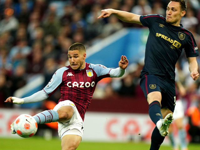 Bóng đá - Video bóng đá Aston Villa - Burnley: Thẻ đỏ cuối trận, 1 điểm quý giá (Đá bù Ngoại hạng Anh)