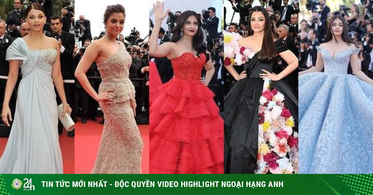 The beauty of ‘The most beautiful Miss of all time’ over 20 years appeared on the Cannes red carpet