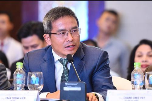Ông Trần Trọng Kiên tại một diễn đàn về du lịch năm 2018. Ảnh: VnExpress