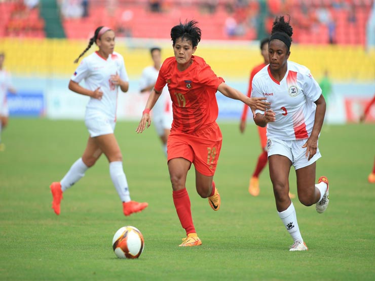 Video bóng đá nữ ĐT Myanmar - Phillippines: Ngược dòng đỉnh cao, 4 phút choáng váng (tranh HCĐ SEA Games)