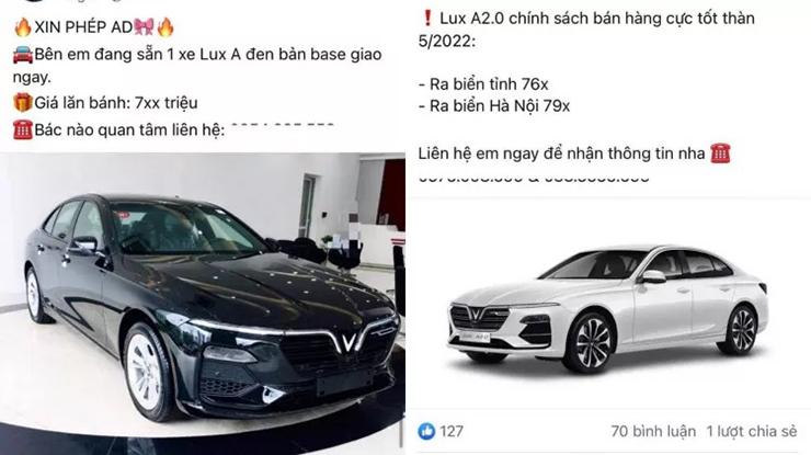 Một số đại lý tung ưu đãi lớn cho dòng xe VinFast Lux A và SA - 3