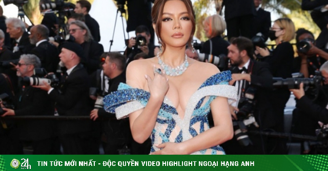 Ly Nha Ky wearing a diamond of 6 billion VND is overshadowed by the “legendary” fertile chest in Cannes-Fashion