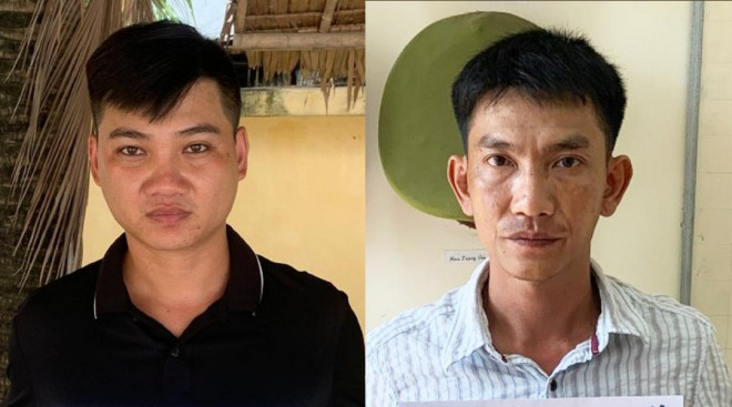 Lương Tân Em (trái) và Nguyễn Ngọc Cẩn