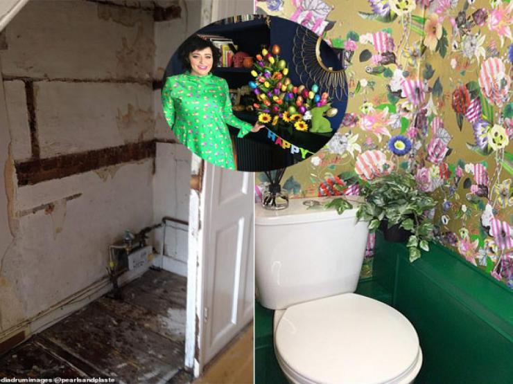 Bạn trẻ - Cuộc sống - Clip: Người phụ nữ "biến" ngôi nhà tồi tàn một cách đầy ngoạn mục