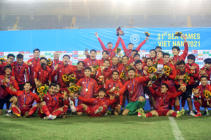 越南U23贏得第31屆東運會冠軍：亞足聯稱讚，泰國報紙看上#34;金星戰士”- 3
