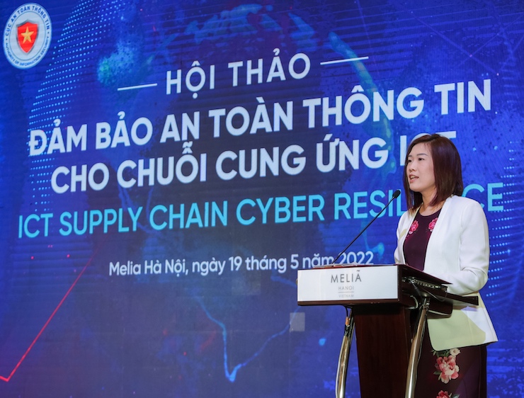 Bà Genie Gan - Giám đốc phụ trách Quan hệ Chính phủ khu vực châu Á - Thái Bình Dương của Kaspersky.