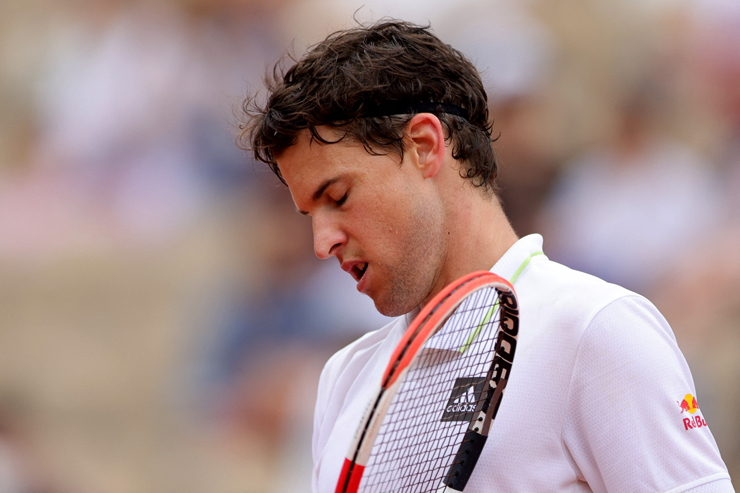 Thiem nhận thất bại sốc tại vòng 1 Roland Garros