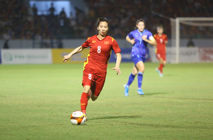 Trần Thị Thùy Trang là cầu thủ lớn tuổi nhất trong đội hình tuyển nữ Việt Nam tham dự SEA Games 31.