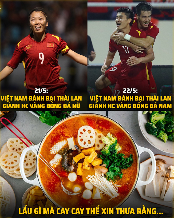 Chỉ với bộ chế ảnh U23 Việt Nam SEA Games 31, bạn đã có thể thấy sự yêu mến và hâm mộ của người dân Việt Nam dành cho đội tuyển bóng đá của mình. Họ là những người hùng đầy nhiệt huyết, đem đến thành tích vô cùng ấn tượng và niềm tự hào cho đất nước. Hãy xem ảnh để cảm nhận trọn vẹn tình cảm yêu thương dành cho đội tuyển U23 Việt Nam.
