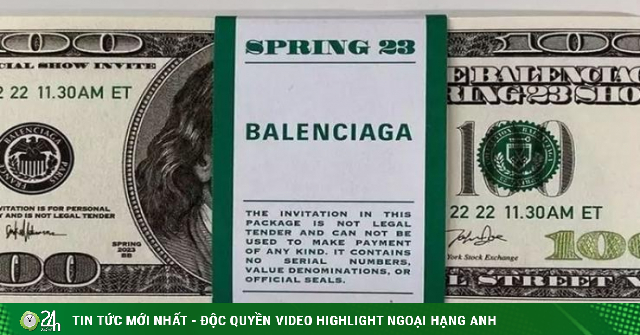 Balenciaga launches new collection with “smell of money” invitation cards-Fashion Trends