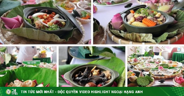 200 dishes from lotus receive “double” record in Vietnam and the world