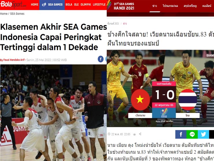 Bóng đá - Báo chí Đông Nam Á "mổ xẻ" sau SEA Games 31, người Thái tiếc vì bóng đá