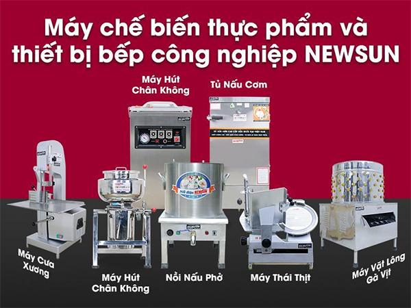 Điện máy thực phẩm NEWSUN - Thương hiệu máy chế biến thực phẩm uy tín, chất lượng - 1