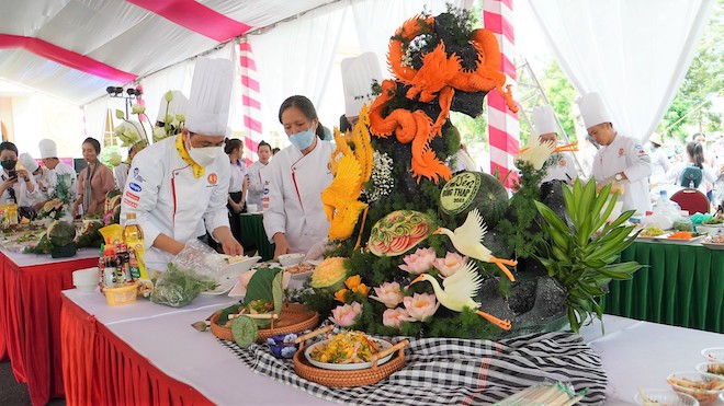 200 dishes from lotus receive "double"  Vietnam and world records - 3